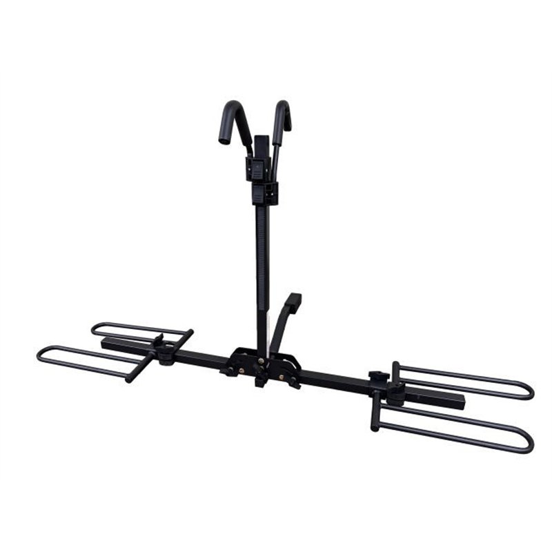 Enthuze | 1.25"/2" Hitch Mount Plateform Style Bike Rack - Holds 2 bikes, up to 80 lbs