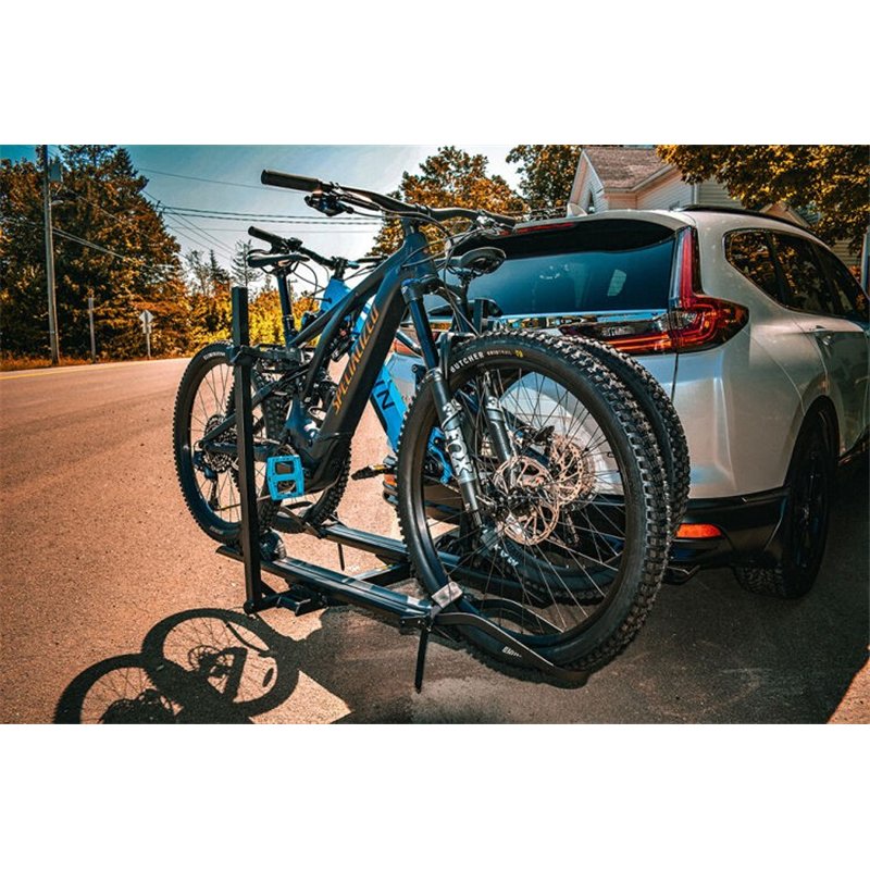 Enthuze | 2" Hitch Mount E-Bike Rack - Holds 2 E-bikes, up to 200 lbs