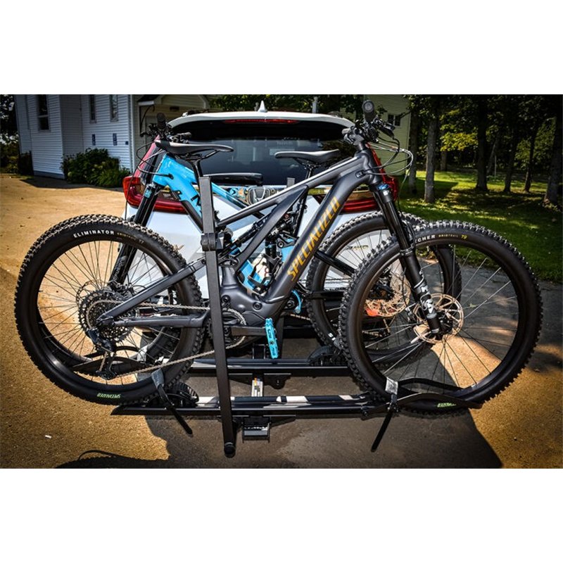 Enthuze | 2" Hitch Mount E-Bike Rack - Holds 2 E-bikes, up to 200 lbs