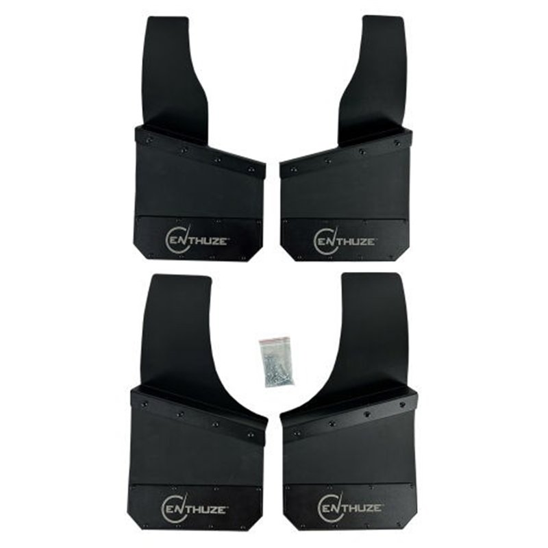 Enthuze | KickBack MudFlaps 12" - Front & Rear Kit - Universel