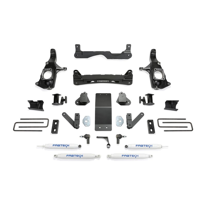 Fabtech | Lift Kit-Suspension w/Shock - Silverado / Sierra 2500 HD / 3500 HD 6.0L / 6.6L 2011-2018