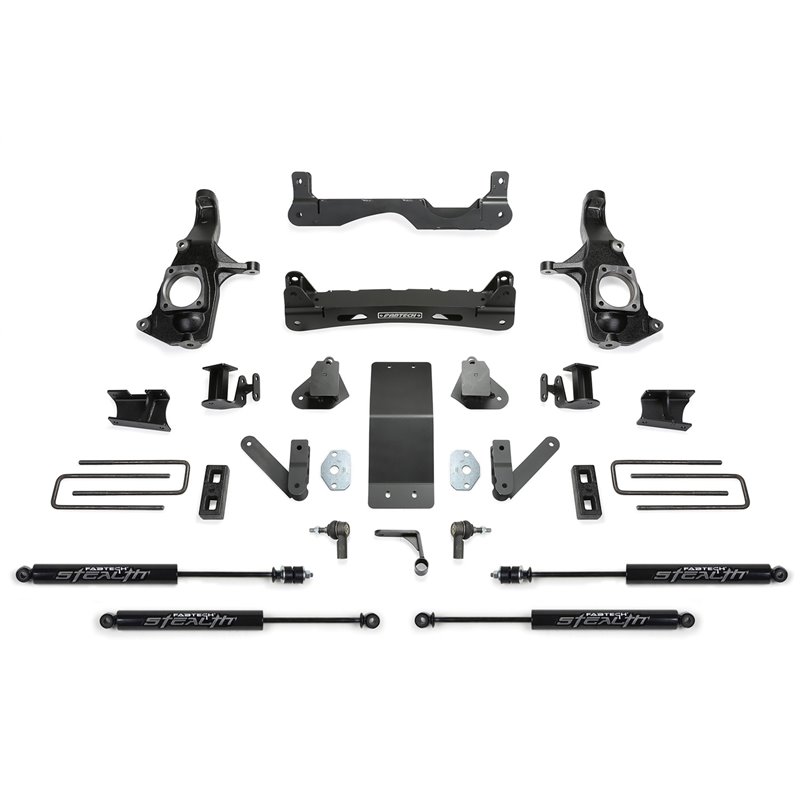 Fabtech | Lift Kit-Suspension w/Shock - Silverado / Sierra 2500 HD / 3500 HD 6.0L / 6.6L 2011-2018
