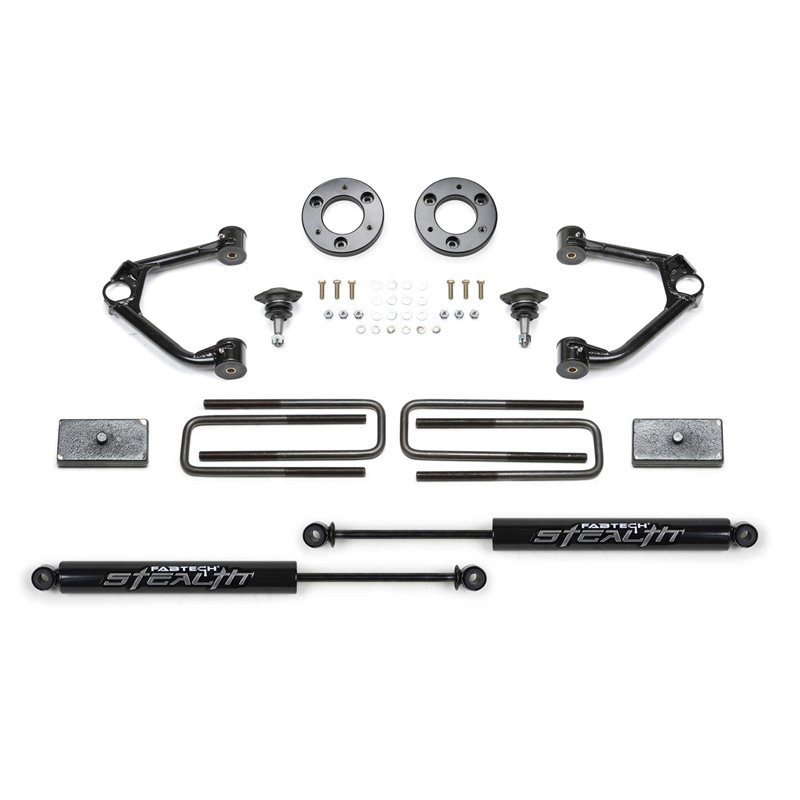 Fabtech | Lift Kit-Suspension w/Shock - Silverado / Sierra 1500 2019-2022