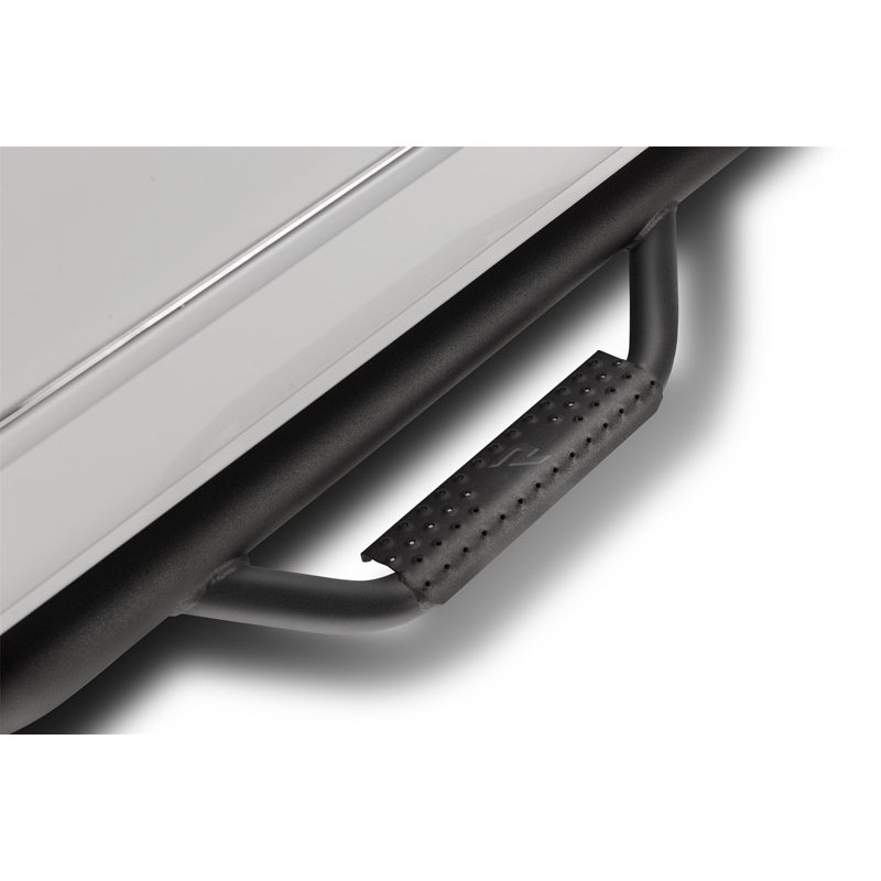 N-FAB | Nerf Step - W2W w/Bed Acs (3Stps)-02-08Ram1500/02-09 2500/3500 6'4"Quad-TXBlk - Ram 1500 / 2500 / 3500 2002-2009