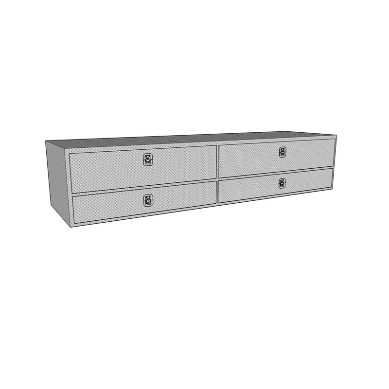Westin Automotive | Brute High Cap 96in Stake Bed Contractor Box
