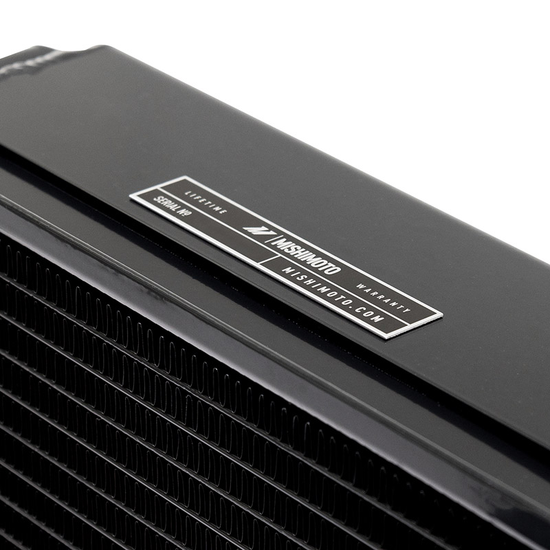 Mishimoto | Universal 9" Drag Race Performance Aluminum Radiator, Black