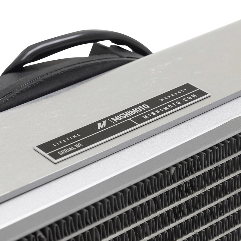Mishimoto | Universal 9" Drag Race Performance Aluminum Radiator, Natural