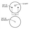 Firestone Ride-Rite | Ride-Rite Replacement Bellows - 267C1.5 1/2OFF2ST - BN