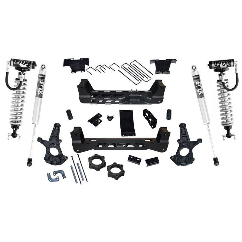 Superlift | 6.5" Lift Kit w/ FOXCoilovers&RrShks - 14-16Silv/Sierra1500 4WDw/CstStlCntrlArms