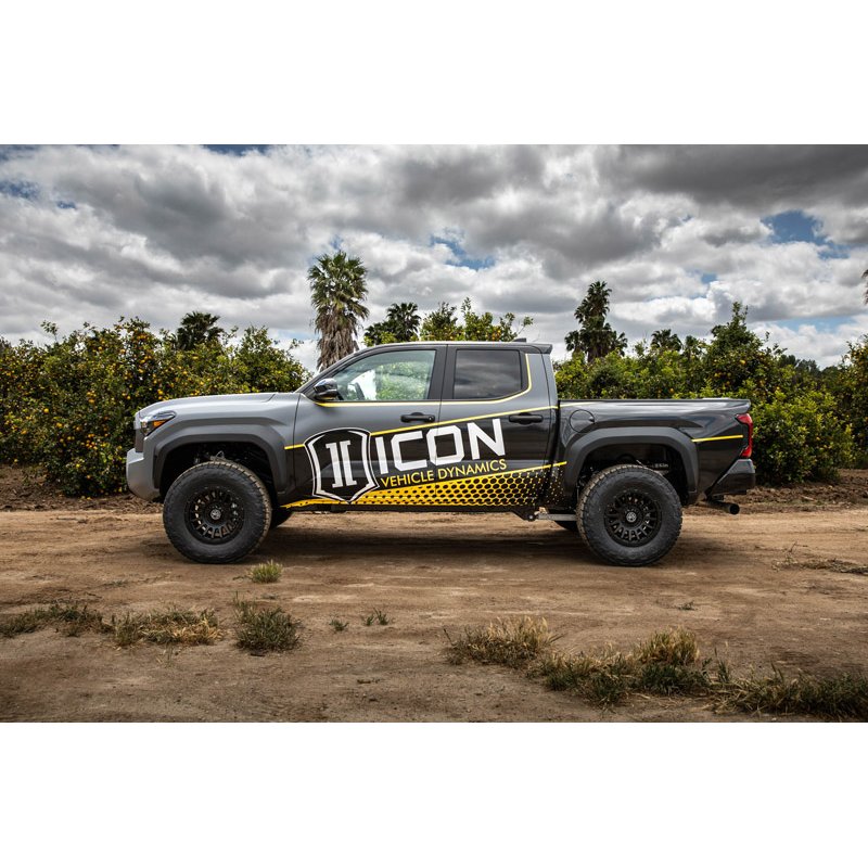ICON | 24 TACOMA 1.25-3" STAGE 2 SUSPENSION SYSTEM TUBULAR WITH TRIPLE RATE SPRING - Tacoma 2.4T 2024