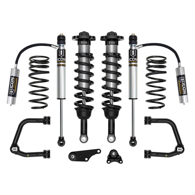 ICON | 24 TACOMA 1.25-3" STAGE 3 SUSPENSION SYSTEM TUBULAR WITH TRIPLE RATE SPRING - Tacoma 2.4T 2024