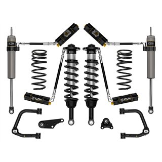 ICON | 24 TACOMA 1.25-3" STAGE 5 SUSPENSION SYSTEM TUBULAR WITH TRIPLE RATE SPRING - Tacoma 2.4T 2024