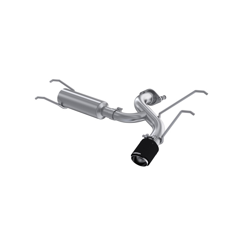 MBRP | MBRP 2.5in Axle-Back, Single Rear, T304, CF, Race. - MX-5 Miata 2.0L 2016-2025