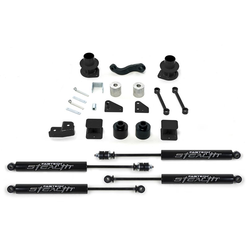 Fabtech | Lift Kit-Suspension w/Shock - Wrangler (JK) 3.6L / 3.8L 2007-2018