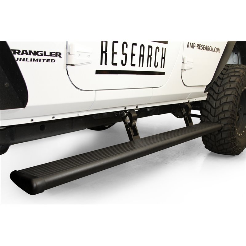AMP Research | PowerStep Electric Running Board - Wrangler (JK) / Wrangler (JL) 3.6L / 3.8L 2007-2018