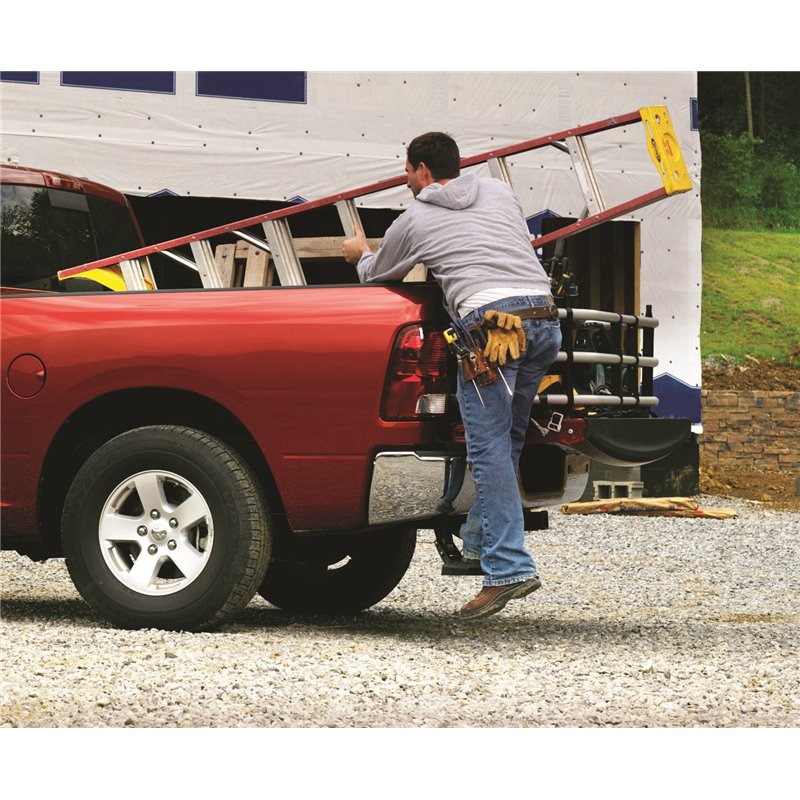 AMP Research | BedStep Flip Down Bumper Step - Ram 1500 / Classic / 2500 / 3500 2009-2022
