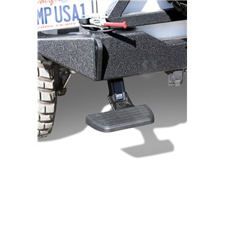 AMP Research | BedStep Flip Down Bumper Step - Wrangler (JK) / Wrangler (JL) 3.6L / 3.8L 2007-2018