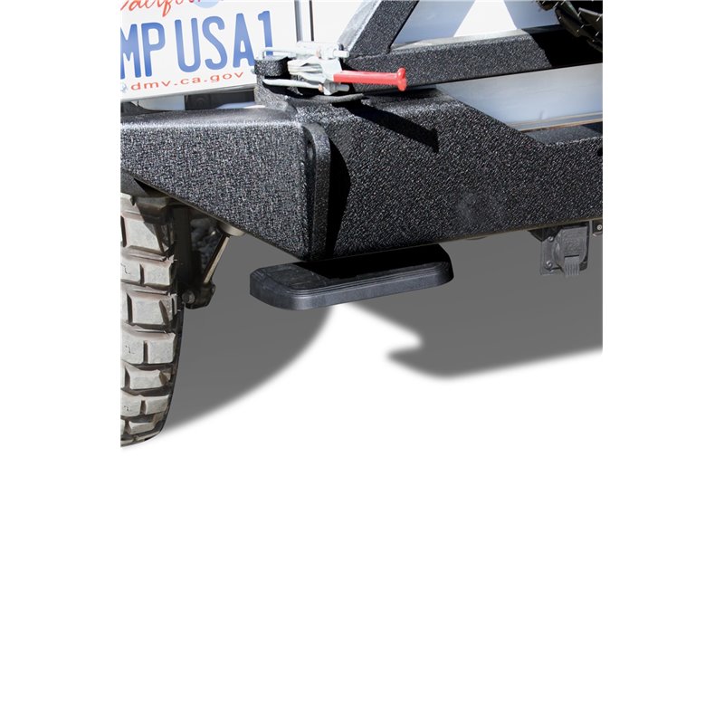 AMP Research | BedStep Flip Down Bumper Step - Wrangler (JK) / Wrangler (JL) 3.6L / 3.8L 2007-2018