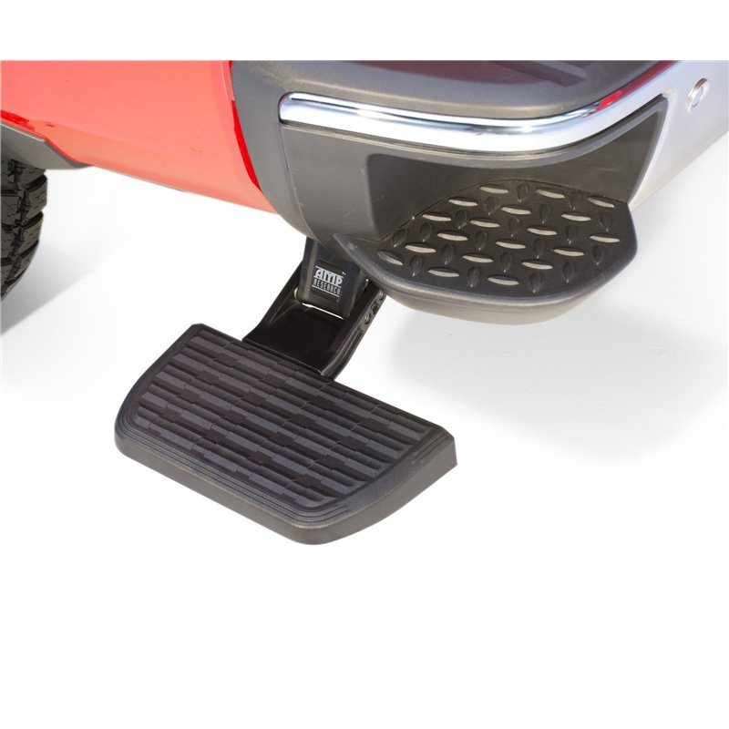AMP Research | BedStep Flip Down Bumper Step - Silverado / Sierra 1500 / Limited 2014-2019