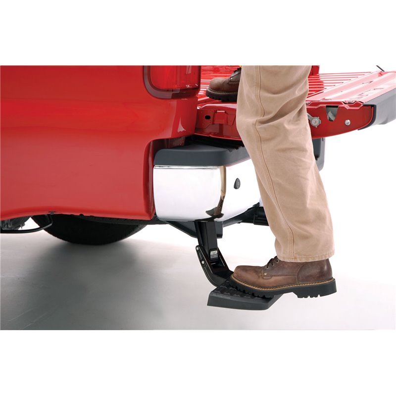AMP Research | BedStep Flip Down Bumper Step - Ram 1500 2019-2022