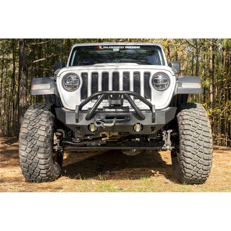 RUGGED RIDGE | Heavy Duty Bumper - Gladiator / Wrangler (JK) / Wrangler (JL) 2007-2022