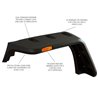 RUGGED RIDGE | Flat Pocket Fender Flare Set - Wrangler (JK) 3.6L / 3.8L 2007-2018
