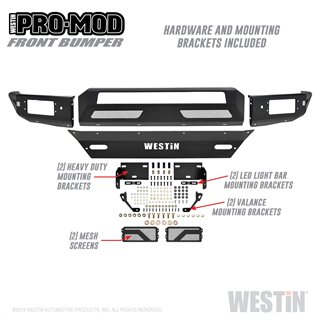 Westin | Bumper- Front - Silverado 1500 2016-2019