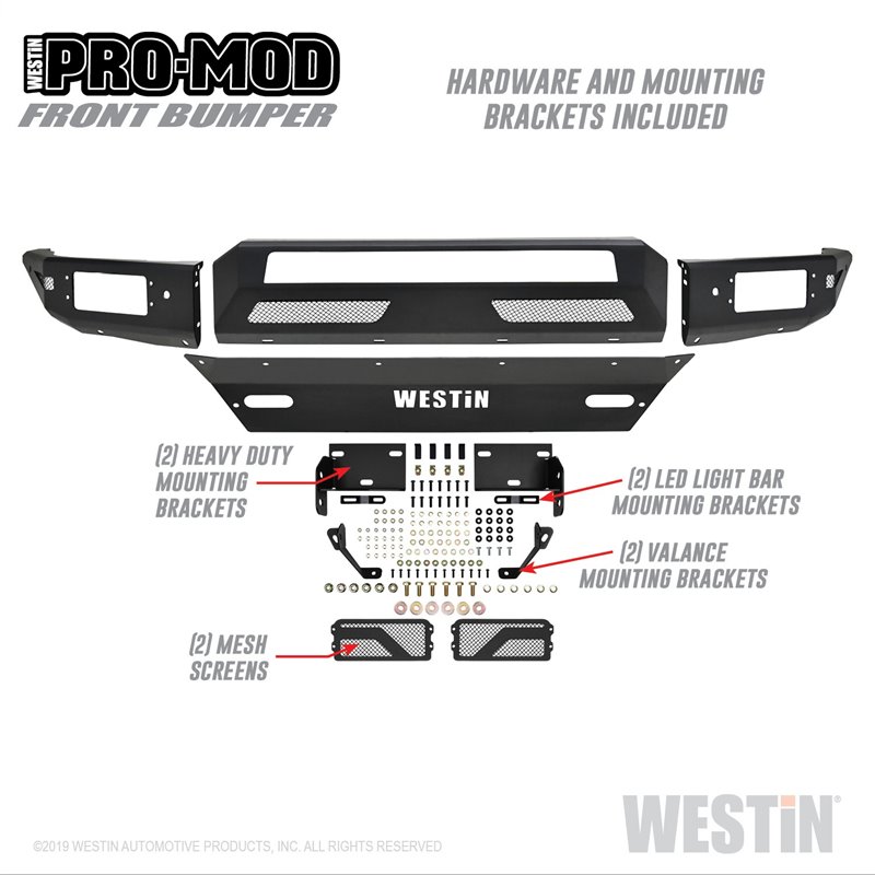 Westin | Bumper- Front - Silverado 1500 2016-2019