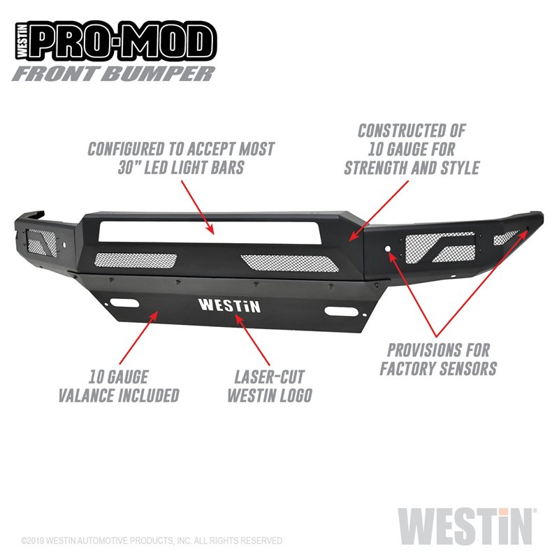 Westin | Bumper- Front - Silverado 1500 2016-2019