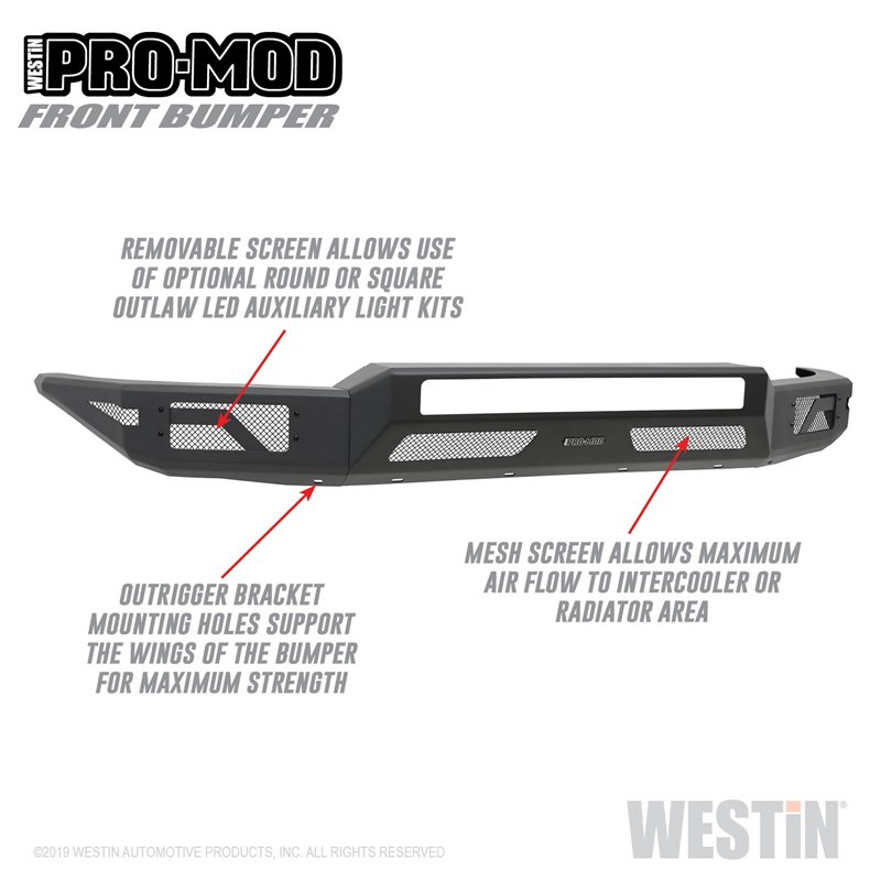 Westin | Bumper- Front - Tundra 4.0L / 4.6L / 5.7L 2014-2021