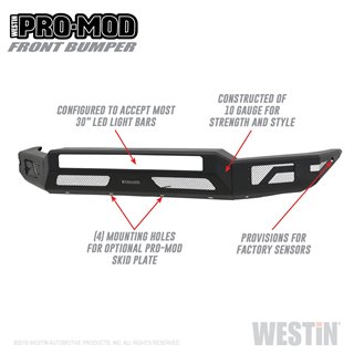 Westin | Bumper- Front - Tacoma 2.7L / 3.5L 2016-2022