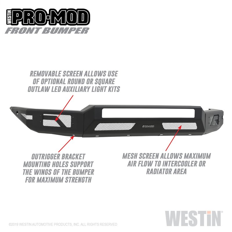 Westin | Bumper- Front - Tacoma 2.7L / 3.5L 2016-2022