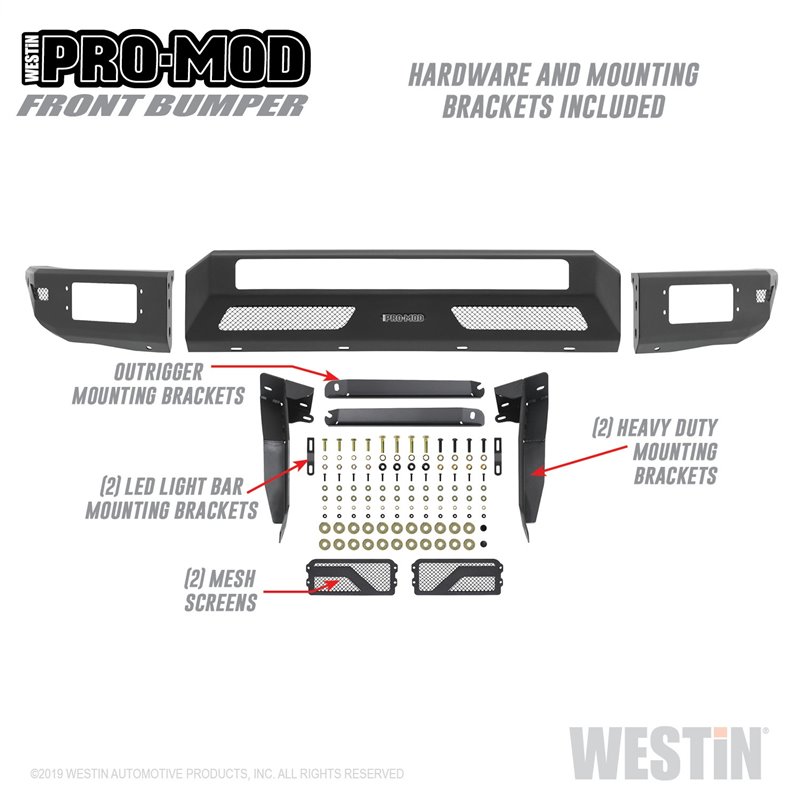 Westin | Bumper- Front - Tacoma 2.7L / 3.5L 2016-2022