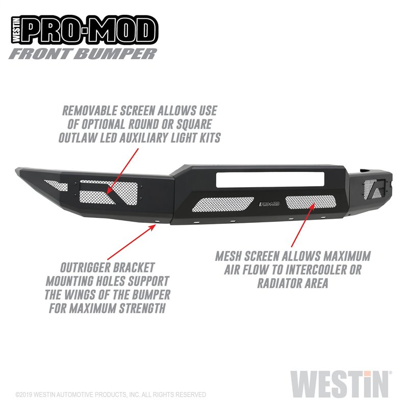 Westin | Bumper- Front - Colorado 2.5L / 2.8L / 3.6L 2015-2020