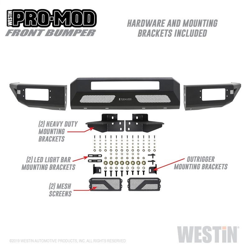 Westin | Bumper- Front - Colorado 2.5L / 2.8L / 3.6L 2015-2020