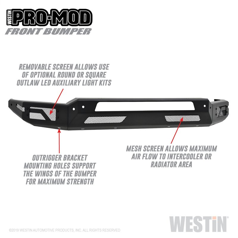 Westin | Bumper- Front - Ram 2500 / 3500 / 2500 / 3500 2010-2018