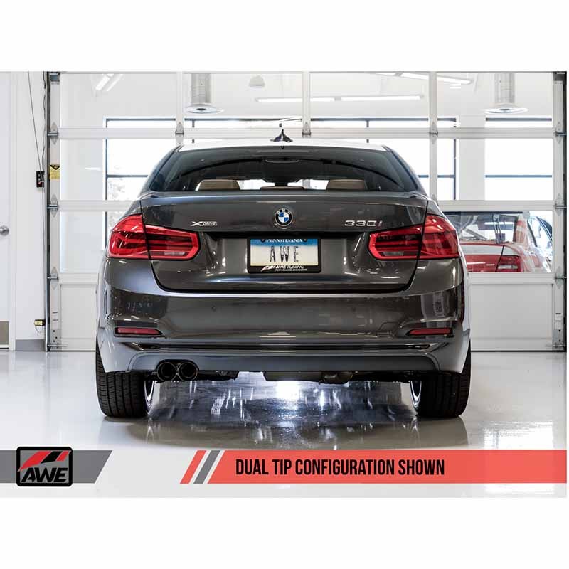 AWE Tuning | Touring Axle-Back Exhaust - BMW 2.0T 2012-2020