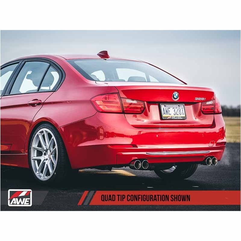 AWE Tuning | Touring Axle-Back Exhaust - BMW 2.0T 2012-2016