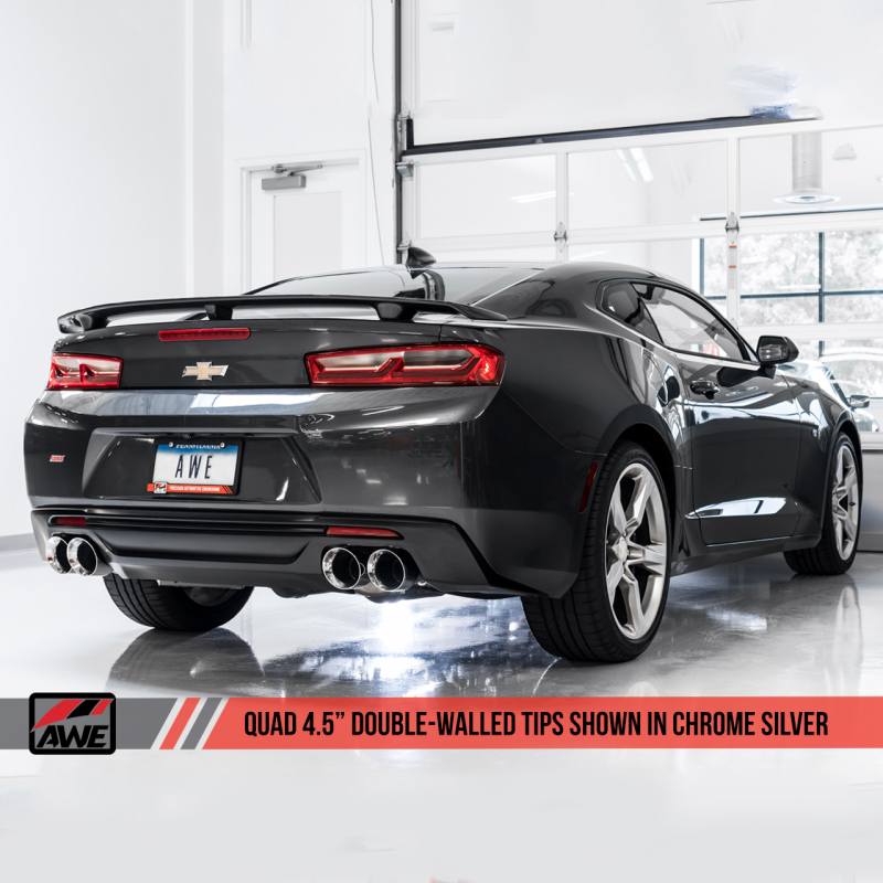 AWE Tuning | Track Axle-Back Exhaust - Camaro 6.2L 2016-2023