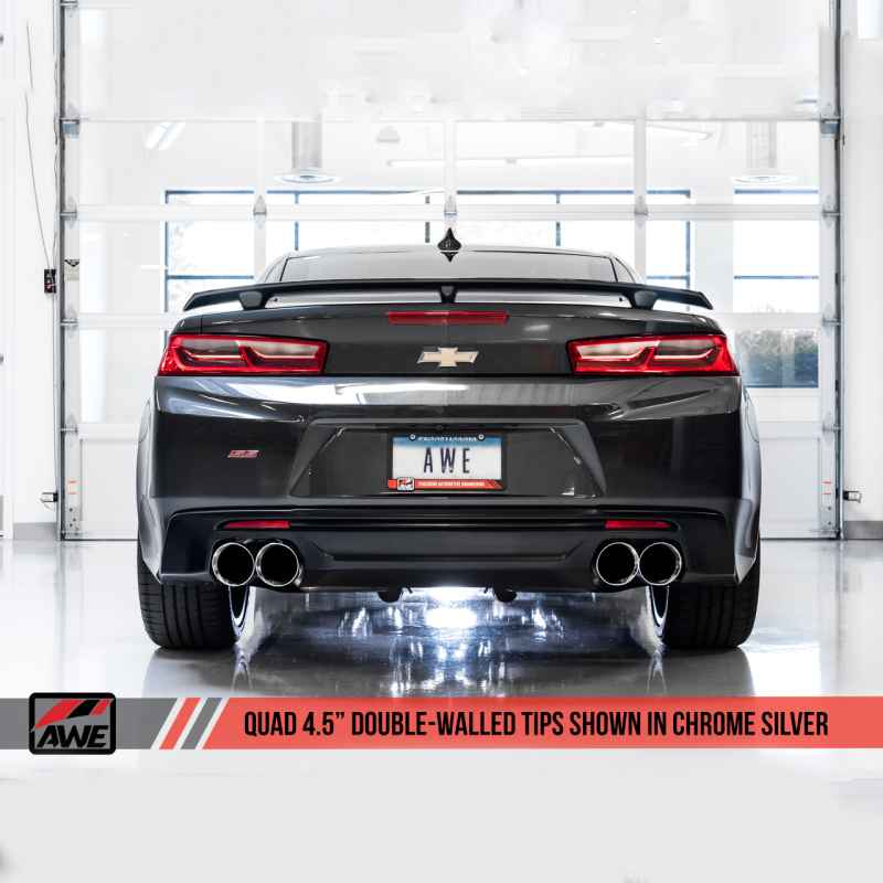 AWE Tuning | Track Axle-Back Exhaust - Camaro 6.2L 2016-2023