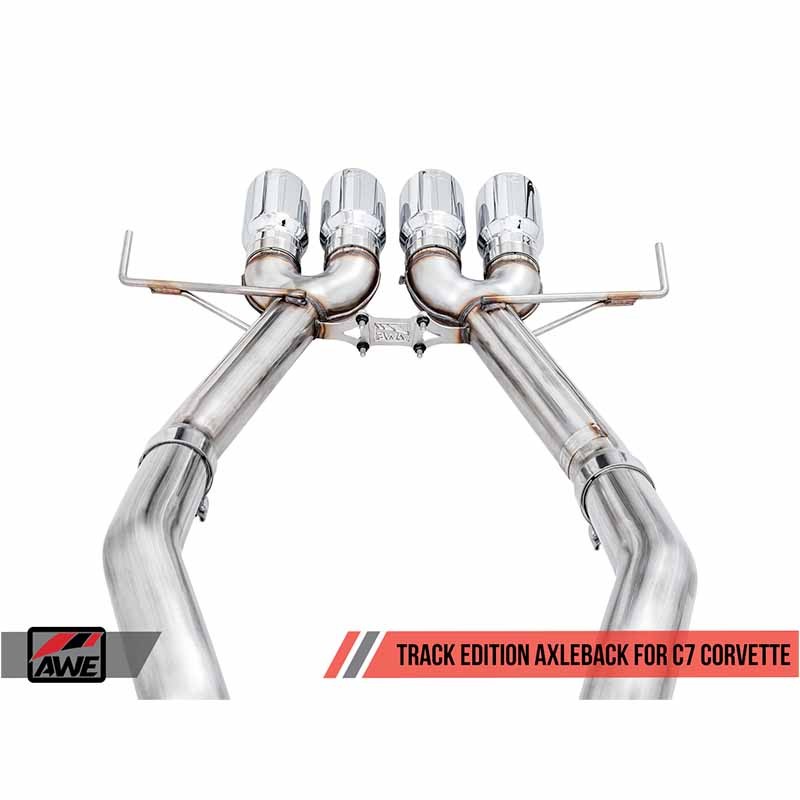 AWE Tuning | Track Axle-Back Exhaust - Corvette 6.2L 2014-2019