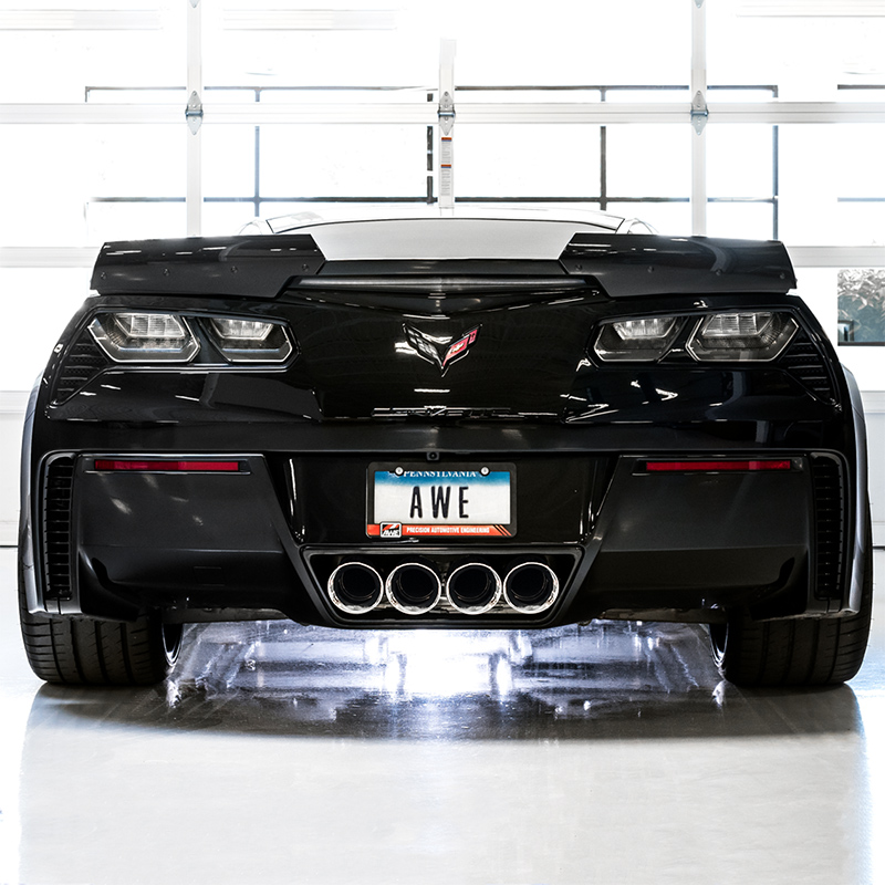 AWE Tuning | Touring Axle-Back Exhaust - Corvette 6.2L 2014-2019