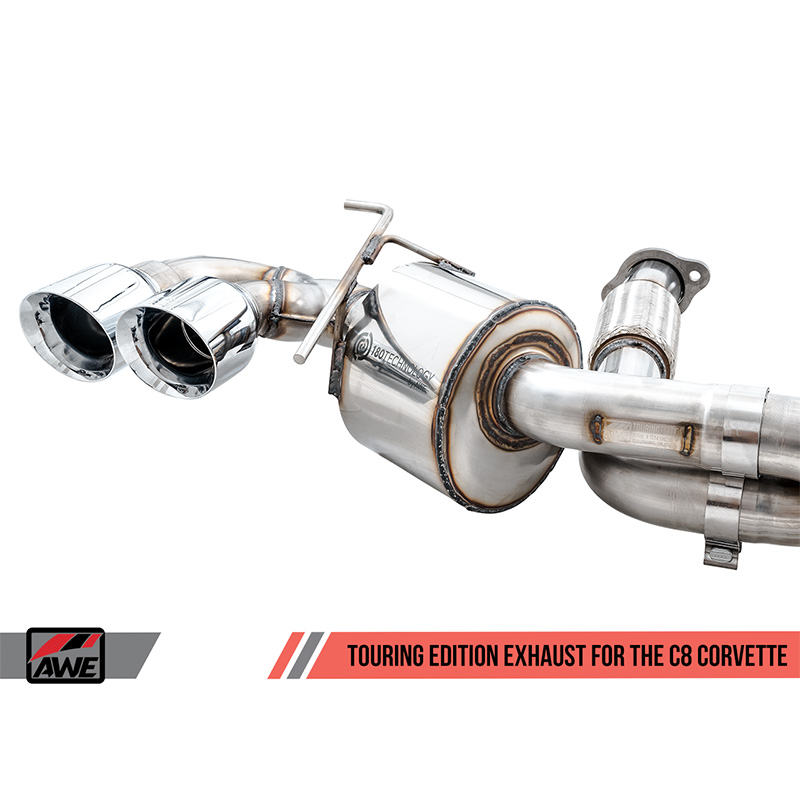 AWE Tuning | Touring Cat-Back Exhaust - Corvette 6.2L 2020-2023