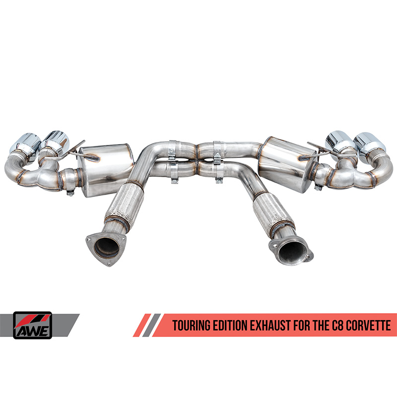 AWE Tuning | Touring Cat-Back Exhaust - Corvette 6.2L 2020-2023