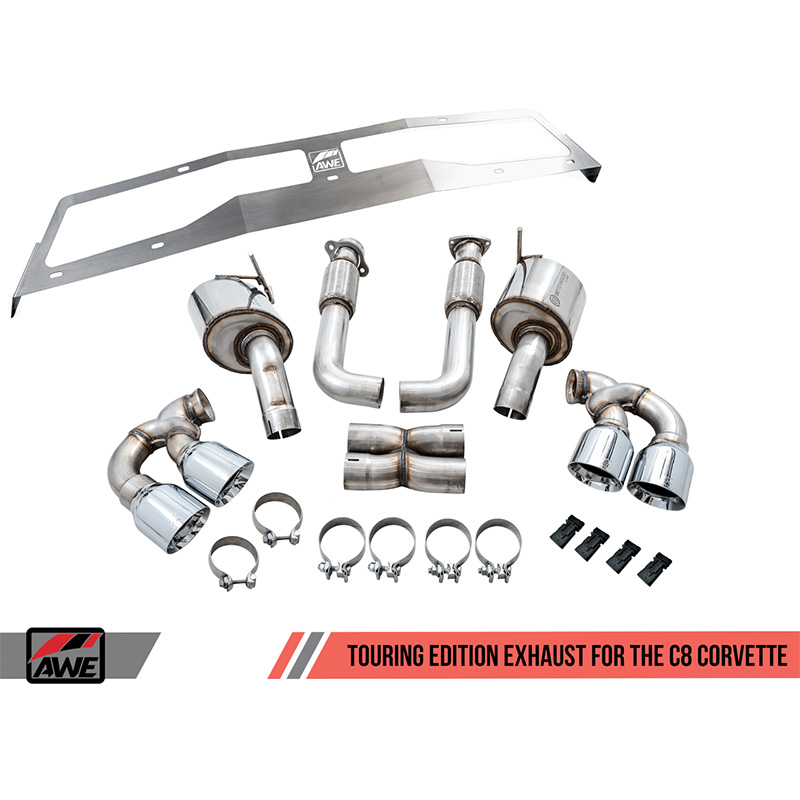 AWE Tuning | Touring Cat-Back Exhaust - Corvette 6.2L 2020-2023