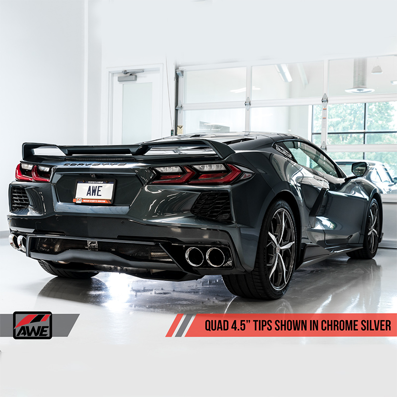 AWE Tuning | Track Cat-Back Exhaust - Corvette 6.2L 2020-2023