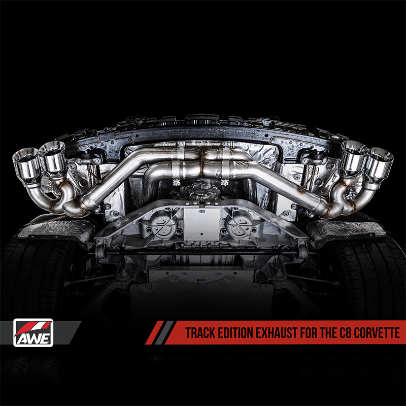 AWE Tuning | Track Cat-Back Exhaust - Corvette 6.2L 2020-2023