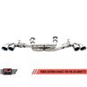 AWE Tuning | Track Cat-Back Exhaust Black Tips - Corvette 6.2L 2020-2023