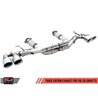 AWE Tuning | Track Cat-Back Exhaust Black Tips - Corvette 6.2L 2020-2023