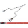 AWE Tuning | Track Cat-Back Exhaust Quad Black Tips - Challenger 6.2L / 6.4L 2015-2023
